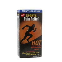 Mentholatum Sports Pain Relief Hot Pain Relieving Lotion, 3.3 fl oz