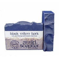 A Wild Soap Bar Organic Soap, Black Willow Bark, 3.5 Ounce