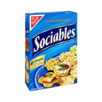 Nabisco Flavor Originals Sociables Original Flavor Baked Savory Crackers