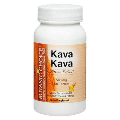 Botanic Choice Kava Kava 50 mg Herbal Supplement Tablets