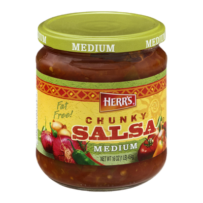 Herr's® Fat Free Chunky Salsa Medium