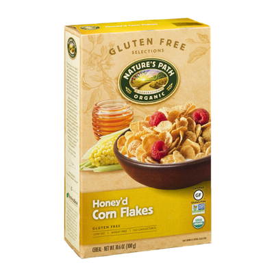 Nature's Path Organic Honey'd Corn Flakes Cereal Gluten Free