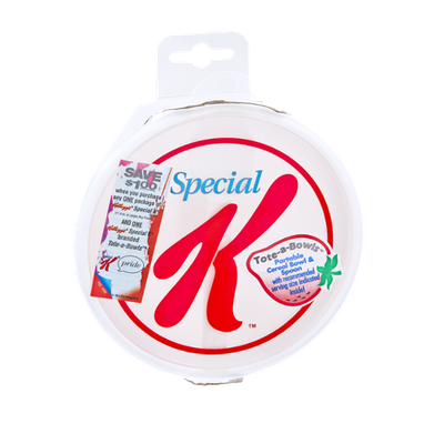 Special K® Kellogg's Tote-A-Bowls Portable Cereal Bowl & Spoon