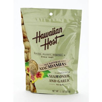 Hawaiian Host MACADAMIA NUTS - Maui Onion and Garlic Flavored, LARGE 11 oz (Resealable Bag)