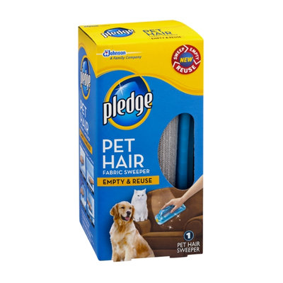 Pledge Pet Hair Fabric Sweeper