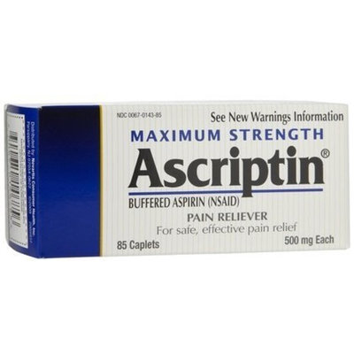 Ascriptin Maximum Strength Pain Reliever-85 ct.