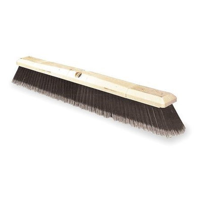 TOUGH GUY 3U776 Push Brm, Blk Tmpc/Wire Cntr, Spcilty Brsh