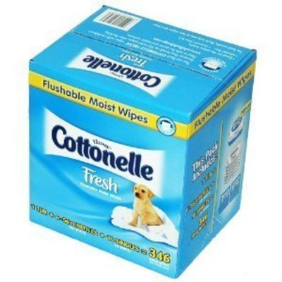 Kimberly-clark Cottonelle Flushable Moist Wipes Fresh 346 ct