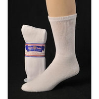 Greaterfeet Diabetic Socks, Ultra Light, 12pair, Crew/White Size 10-13