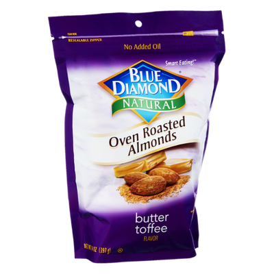 Blue Diamond® Butter Toffee Flavor Natural Oven Roasted Almonds