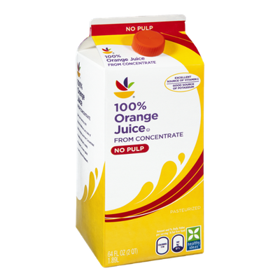 Ahold 100% No Pulp Orange Juice From Concentrate