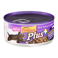 Friskies® Plus+ Cat Food with Turkey & Giblets In Gravy