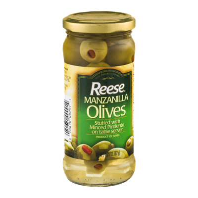 Reese Manzanilla Olives Stuffed with Minced Pimiento