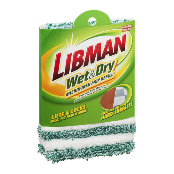 Libman Wet & Dry Microfiber Mop Refill Reviews 2019