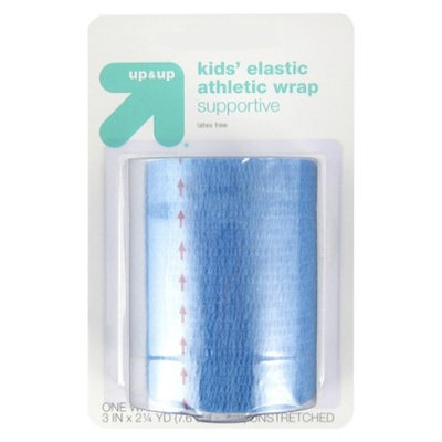 up & up up&up Kids' Elastic Athletic Wrap 2.3 Yards - Blue