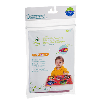 Neat Solutions Table Topper Disney Baby CARS Disposable Placemats - 10 CT