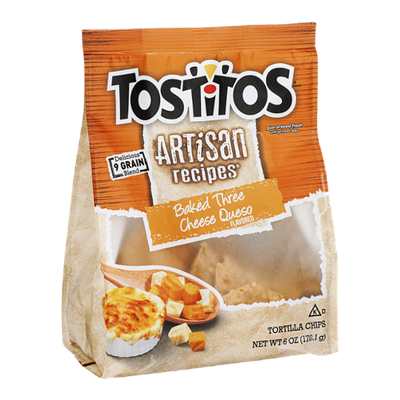 Tostitos® Artisan Recipes Baked Three Cheese Queso