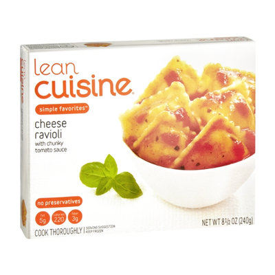 Lean Cuisine Simple Favorites Cheese Ravioli