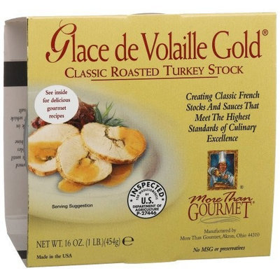 More Than Gourmet Glace De Volaille Gold Roasted Turkey Stock, 16-Ounce Packages