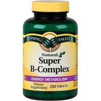 Spring Valley Natural Tablets Super B-Complex Tablets