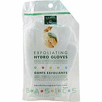 Earth Therapeutics Exfoliating Hydro Gloves White 1 Pair