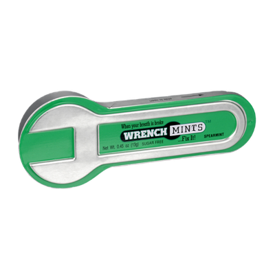Wrench Mints Sugar-Free Spearmint Flavor Individual Tin