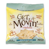 Partners Get Movin' Crackers, Olive Oil & Sea Salt, 0.75-Ounce Bags (Pack of 60)