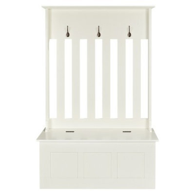 Bench: Crosley Ogden Entryway Bench - White