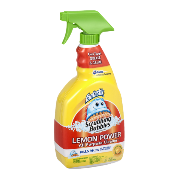 Fantastik Scrubbing Bubbles All Purpose Cleaner Lemon Power