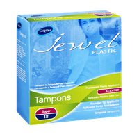 CareOne Jewel Scented Super Tampons - 18 CT
