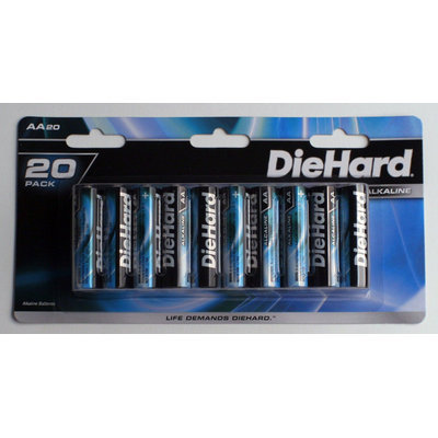 Diehard DieHard 20 pack AA size Alkaline battery