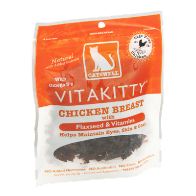 Vita Kitty Cat Treats Chicken Breast with Flaxseed & Vitamins