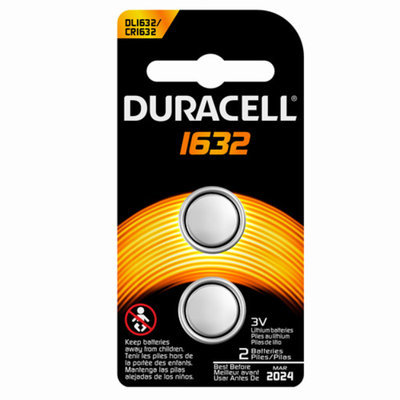 Duracell Coin Button 1632 Battery, 2-Count