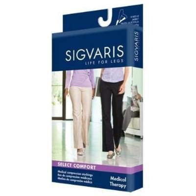 Sigvaris 860 Select Comfort Series 30-40 mmHg Women's Closed Toe Pantyhose Size: M1, Color: Suntan 36
