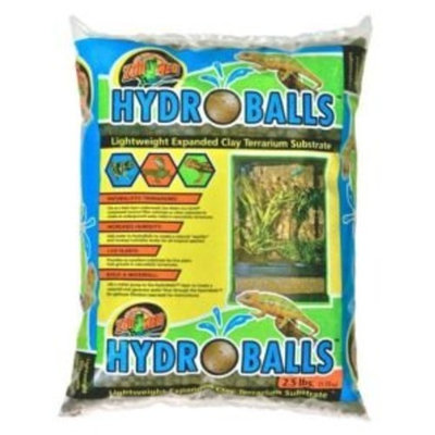Zoo Med HydroBalls Lightweight Expanded Clay Terrarium Substrate, 2.5 Pounds