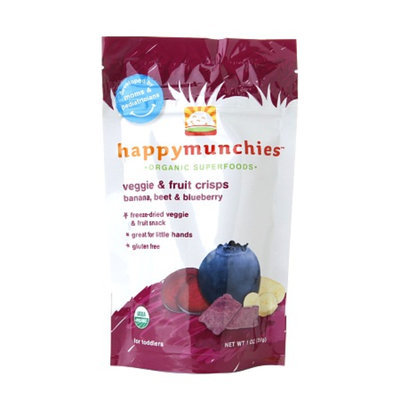 Happy Munchies Organic Veggie and Fruit Crisps Banana Beet & Blueberry