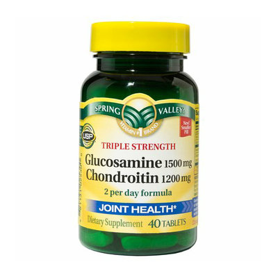 Spring Valley Triple Strength Glucosamine/Chondroitin Joint Health Dietary Supplement