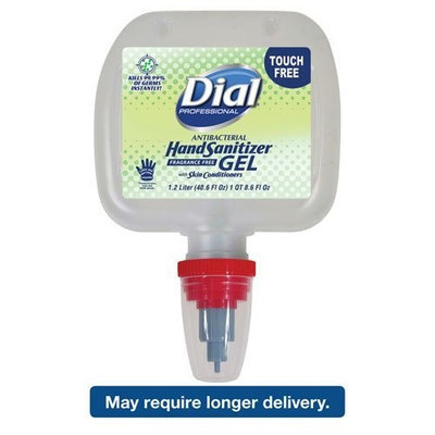 Callpod DIA13413CT - Dial Professional Duo Touch-Free Foaming Hand Sanitizer Refill; 1.2 L; Fragrance-Free; 3/Carton