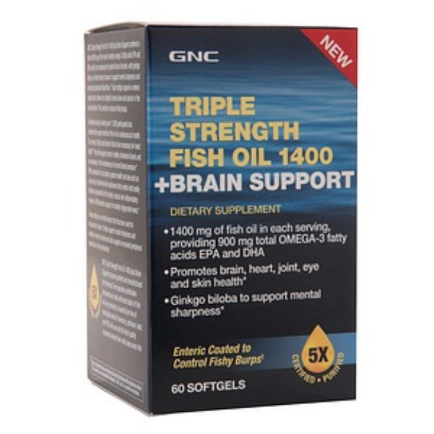 GNC Triple Strength Fish Oil 1400 Brain Support Reviews 2020 gnc-triple-strength-fish-oil-1400-brain-support-reviews-2020