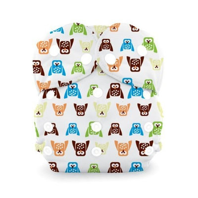 Thirsties Duo All in One Snap, Hoot, Size One (6-18 lbs) (Discontinued by Manufacturer)