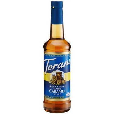 Torani Sugar-Free Syrup, Classic Caramel, 25.4-Ounce Bottles (Pack of 3)