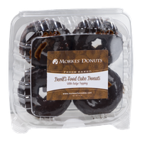 Morkes Devil's Food Cake Donuts - 4 CT