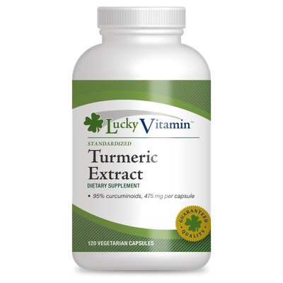 LuckyVitamin - Turmeric Standardized Extract - 120 Vegetarian Capsules