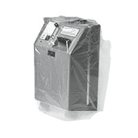 Mason Medical Plastic Concentrator Equipment Storage Transport Cover Bag, Clear, 1 ea