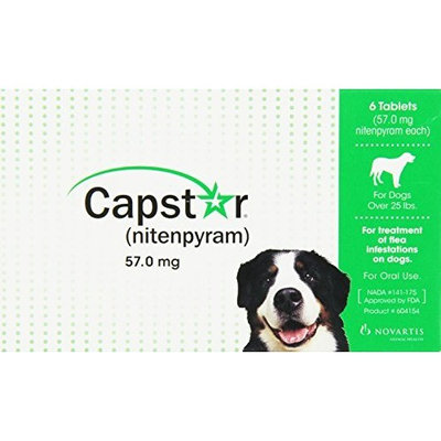 Novartis Capstar for Dogs over 25 lbs GREEN
