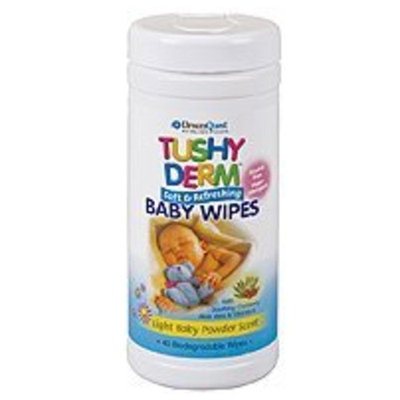 Tushy Derm-Baby Wipes DreamQuest Nutraceuticals 40 Wipes