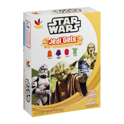 Ahold Star Wars Jedi Gels Fruit-Flavored Snacks - 6 CT