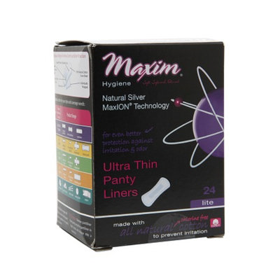 Maxim Hygiene Products Natural MaxION Ultra Thin Panty Liners, Lite, 10 ea