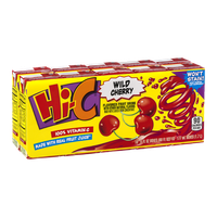 Hi-C Fruit Juice Boxes Wild Cherry - 10 CT