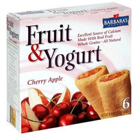 Barbara's Bakery Fruit and Yogurt Bar, Cherry Apple, 6-Count 8.9-Ounce Boxes (Pack of 8)